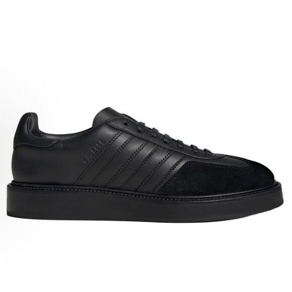ADIDAS MADE IN ITALY MEN\'S 6 PREMIUM GAZELLE INDOOR BLACK LEATHER IH8642 main image 4